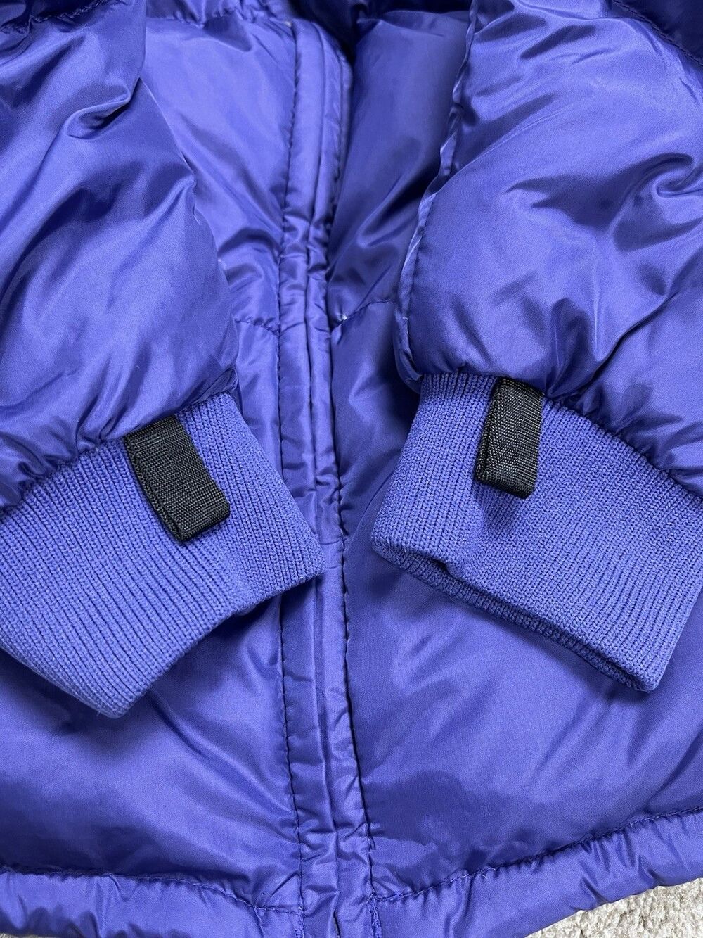VTG REI Goose Down Puffer Jacket Purple Womens M Bomber Coat Outdoor Warm 90s - Picture 7 of 13